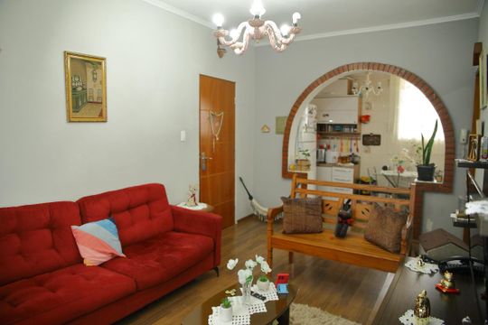 Sala de apartamento à venda com 1 quarto, 50m² em Centro, São Bernardo do Campo