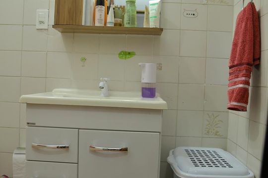 Banheiro  de apartamento à venda com 1 quarto, 50m² em Centro, São Bernardo do Campo
