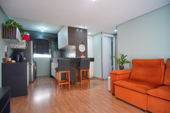 Sala de apartamento à venda com 2 quartos, 52m² em São Miguel, São Leopoldo