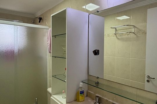 Banheiro de apartamento à venda com 2 quartos, 104m² em Jardim Bela Vista, Santo André