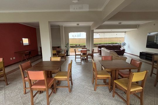 Salão de Festas de apartamento à venda com 2 quartos, 104m² em Jardim Bela Vista, Santo André