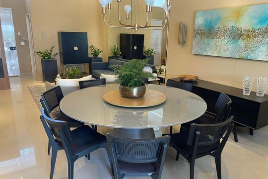 Sala de casa de condomínio à venda com 3 quartos, 205m² em Swiss Park, Campinas