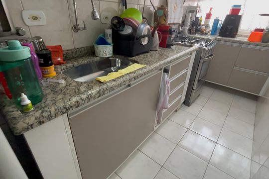 Cozinha de apartamento à venda com 3 quartos, 125m² em Vila Silvia, São Paulo