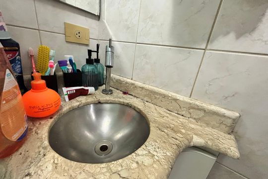 Banheiro de apartamento à venda com 3 quartos, 125m² em Vila Silvia, São Paulo