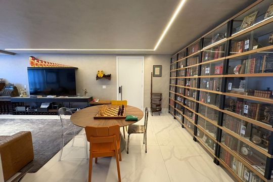 Sala de apartamento para alugar com 4 quartos, 155m² em Serra, Belo Horizonte