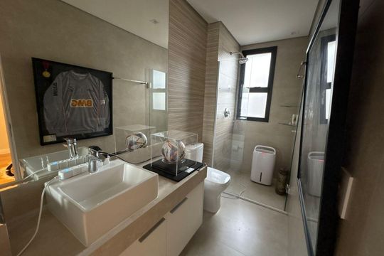 Banheiro de apartamento para alugar com 4 quartos, 155m² em Serra, Belo Horizonte