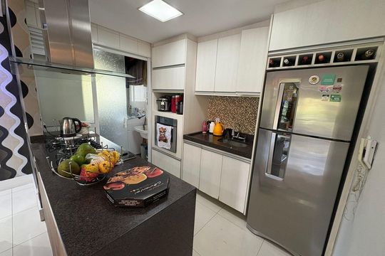 Cozinha de apartamento à venda com 3 quartos, 92m² em Centro, Diadema