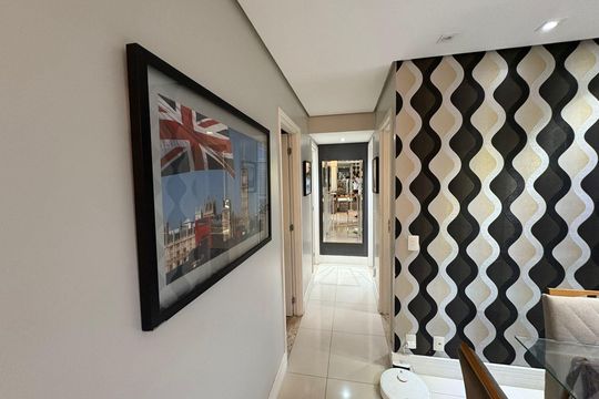Corredor de apartamento à venda com 3 quartos, 92m² em Centro, Diadema