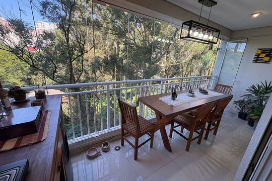 Varanda de apartamento à venda com 3 quartos, 92m² em Centro, Diadema