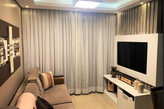 Sala de apartamento à venda com 3 quartos, 78m² em Vila Jacuí, São Paulo