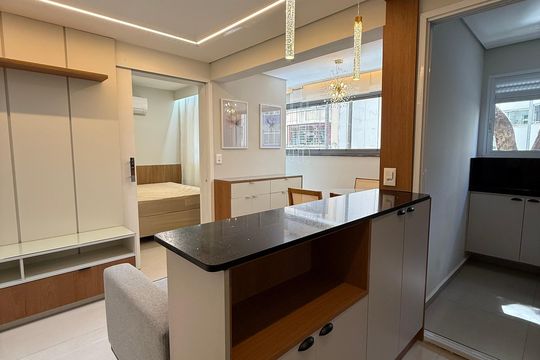 Cozinha de apartamento para alugar com 2 quartos, 70m² em Vila Buarque, São Paulo