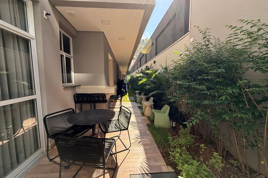 Área comum - Churrasqueira de apartamento para alugar com 2 quartos, 70m² em Vila Buarque, São Paulo