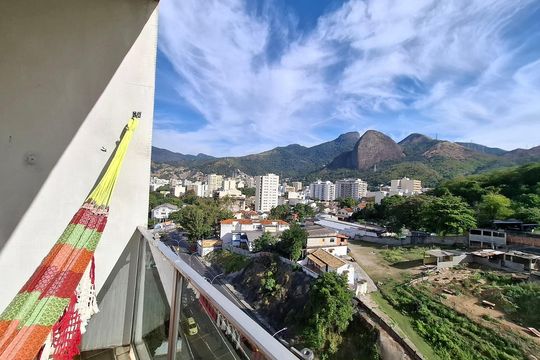 Varanda de apartamento à venda com 1 quarto, 54m² em Engenho Novo, Rio de Janeiro
