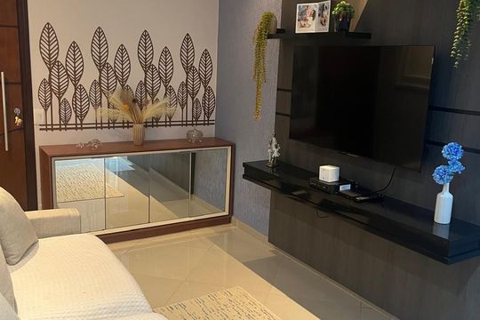 Sala de apartamento à venda com 3 quartos, 76m² em Jardim do Vovô, Campinas