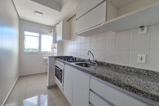 Cozinha de apartamento à venda com 3 quartos, 72m² em Jardim Mauá, Novo Hamburgo