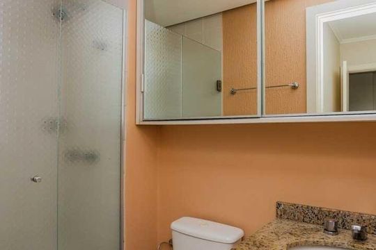 Banheiro de apartamento à venda com 3 quartos, 72m² em Jardim Mauá, Novo Hamburgo