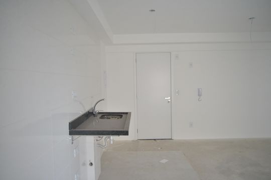 Cozinha de apartamento à venda com 3 quartos, 64m² em Vila Assunção, Santo André