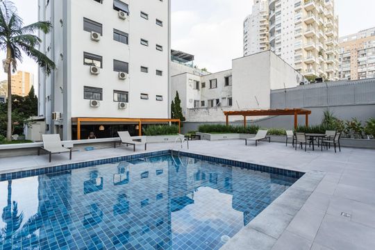 Área comum - Piscina de apartamento à venda com 3 quartos, 345m² em Vila Nova Conceição, São Paulo