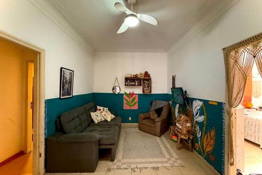 Sala de apartamento à venda com 2 quartos, 65m² em Santa Teresa, Rio de Janeiro