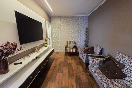 Sala de casa para alugar com 2 quartos, 250m² em Princesa, Praia Grande