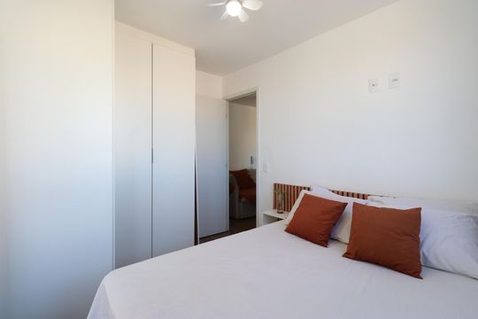 Quarto de apartamento à venda com 2 quartos, 36m² em Água Branca, São Paulo
