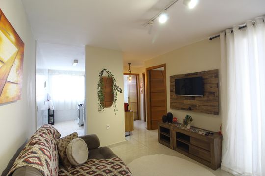 Sala de apartamento à venda com 2 quartos, 50m² em Jacarepaguá, Rio de Janeiro