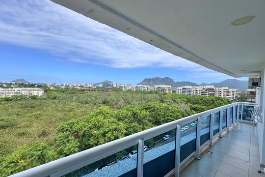 Varanda de apartamento à venda com 4 quartos, 250m² em Recreio dos Bandeirantes, Rio de Janeiro