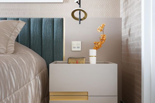 Quarto de apartamento à venda com 3 quartos, 164m² em Vila Assunção, Santo André