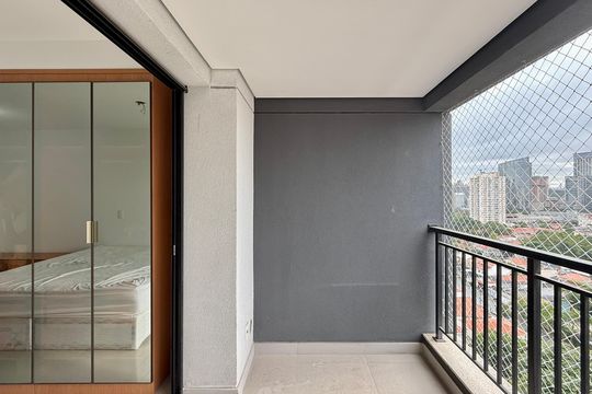Sacada de kitnet/studio para alugar com 1 quarto, 33m² em Vila Cordeiro, São Paulo