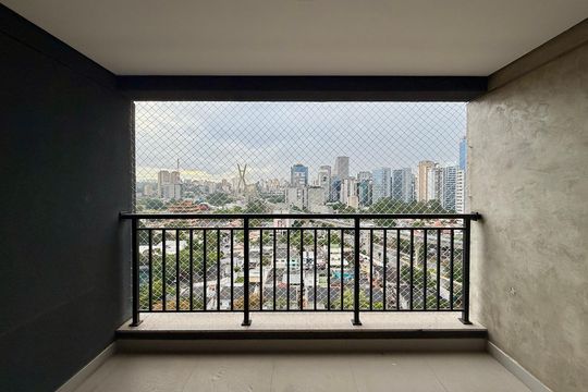 Sacada de kitnet/studio para alugar com 1 quarto, 33m² em Vila Cordeiro, São Paulo