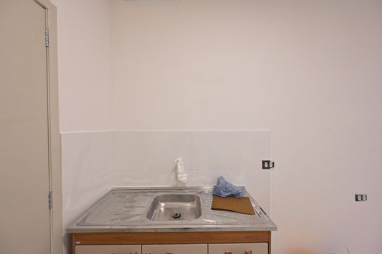 Cozinha de kitnet/studio para alugar com 1 quarto, 16m² em Vila do Encontro, São Paulo