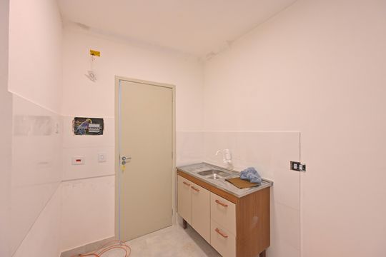 Cozinha de kitnet/studio para alugar com 1 quarto, 16m² em Vila do Encontro, São Paulo