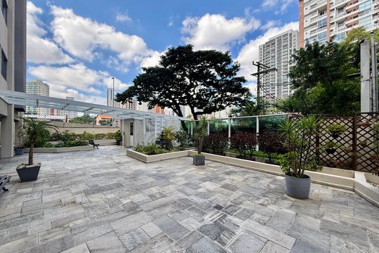 Área comum de apartamento à venda com 3 quartos, 100m² em Vila Cordeiro, São Paulo
