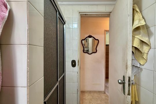 Banheiro Social de apartamento à venda com 3 quartos, 100m² em Vila Cordeiro, São Paulo