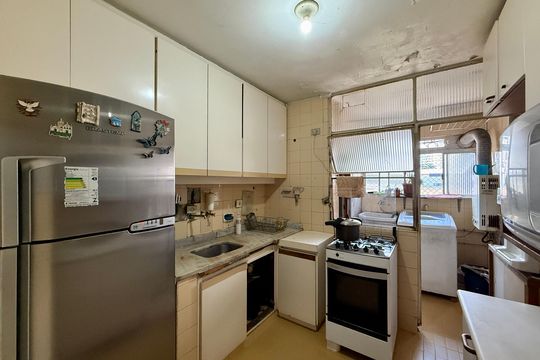 Cozinha de apartamento à venda com 3 quartos, 100m² em Vila Cordeiro, São Paulo