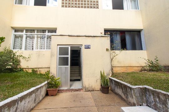 Fachada do bloco de apartamento à venda com 2 quartos, 57m² em Campo Comprido, Curitiba