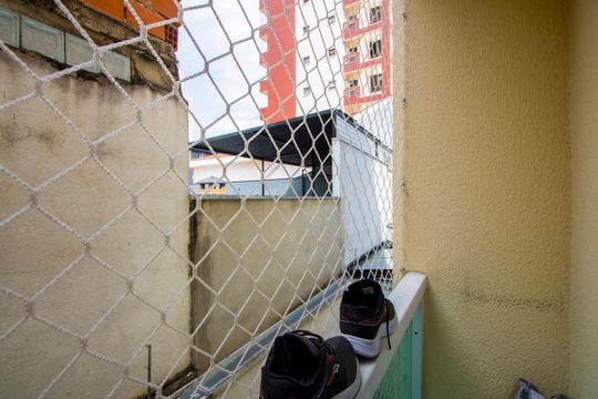 Varanda do quarto 1 de apartamento à venda com 3 quartos, 75m² em Jardim Bela Vista, Santo André