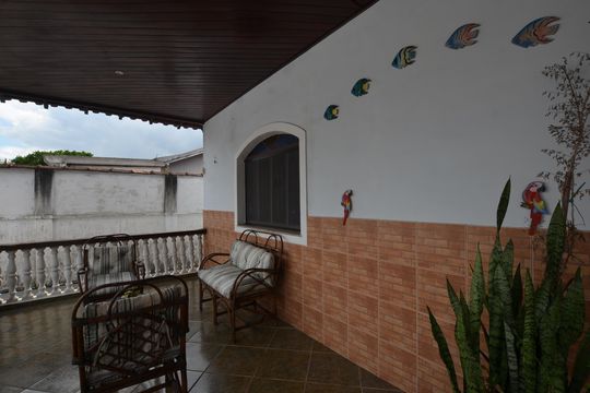 Varanda da Sala  de casa à venda com 2 quartos, 480m² em Jardim Sulacap, Rio de Janeiro