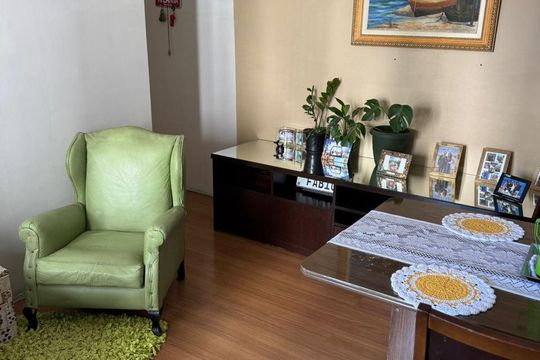 Sala de apartamento à venda com 2 quartos, 55m² em Jardim Monte Alegre, Taboão da Serra