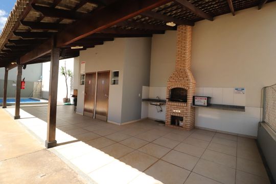 Área comum - Churrasqueira de apartamento para alugar com 3 quartos, 75m² em Alto Umuarama, Uberlândia
