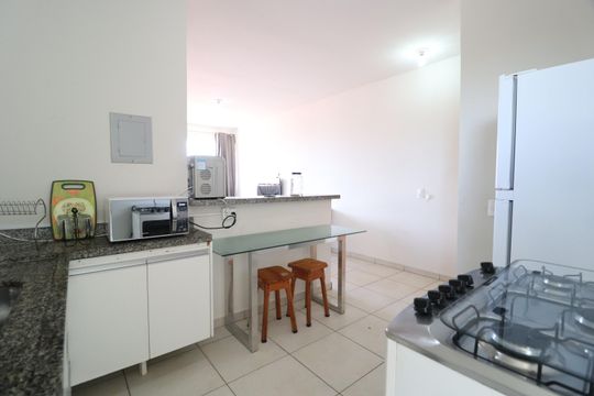 Cozinha de apartamento para alugar com 3 quartos, 75m² em Alto Umuarama, Uberlândia