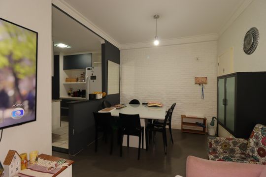 Sala de Jantar de apartamento à venda com 2 quartos, 50m² em Parque Erasmo Assunção, Santo André