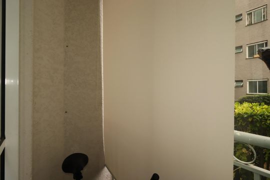 Sacada da Sala de apartamento à venda com 2 quartos, 50m² em Parque Erasmo Assunção, Santo André