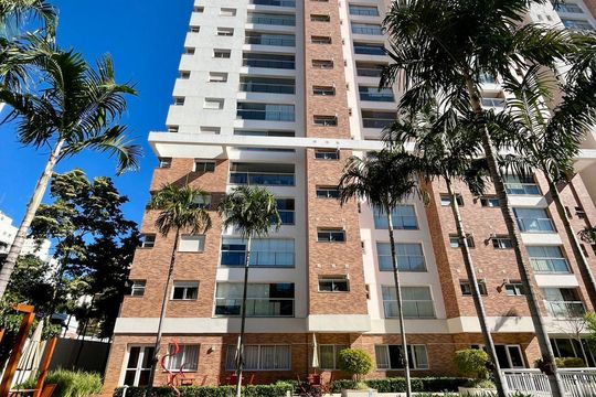 Fachada de apartamento à venda com 1 quarto, 57m² em Cambuí, Campinas