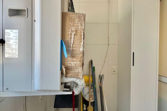 Área de Serviço de apartamento à venda com 1 quarto, 57m² em Cambuí, Campinas