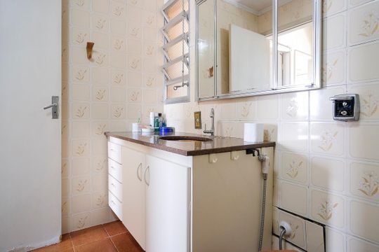 Banheiro de apartamento à venda com 3 quartos, 93m² em Barcelona, São Caetano do Sul