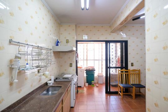 Cozinha de apartamento à venda com 3 quartos, 93m² em Barcelona, São Caetano do Sul