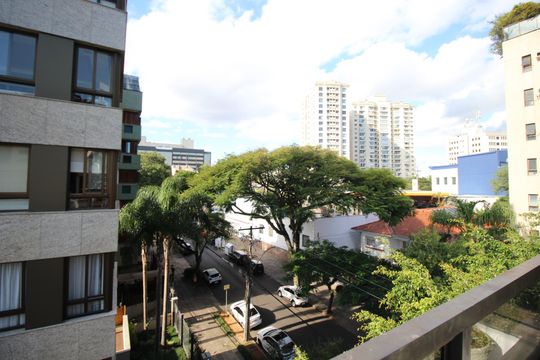 Vista da Sacada de apartamento à venda com 4 quartos, 184m² em Petrópolis, Porto Alegre