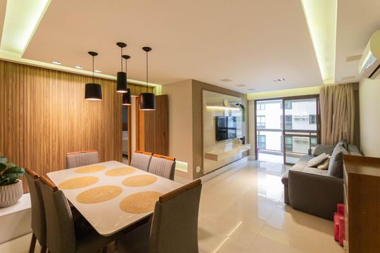 Sala de apartamento à venda com 3 quartos, 115m² em Tijuca, Rio de Janeiro