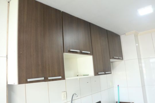 Cozinha - Armários de apartamento para alugar com 2 quartos, 60m² em Luz, Nova Iguaçu